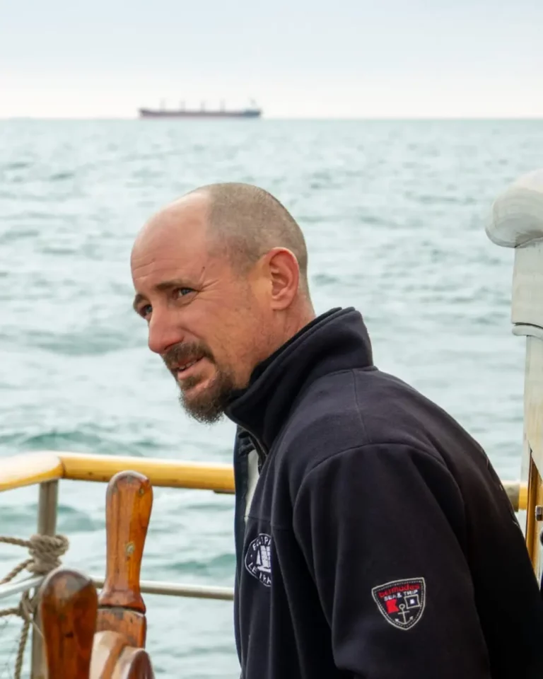 Gildas, second sur le bateau